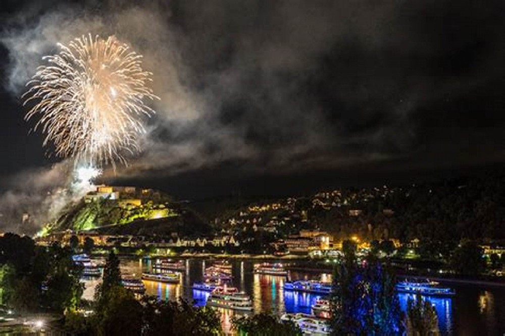 The Rhine in Flames