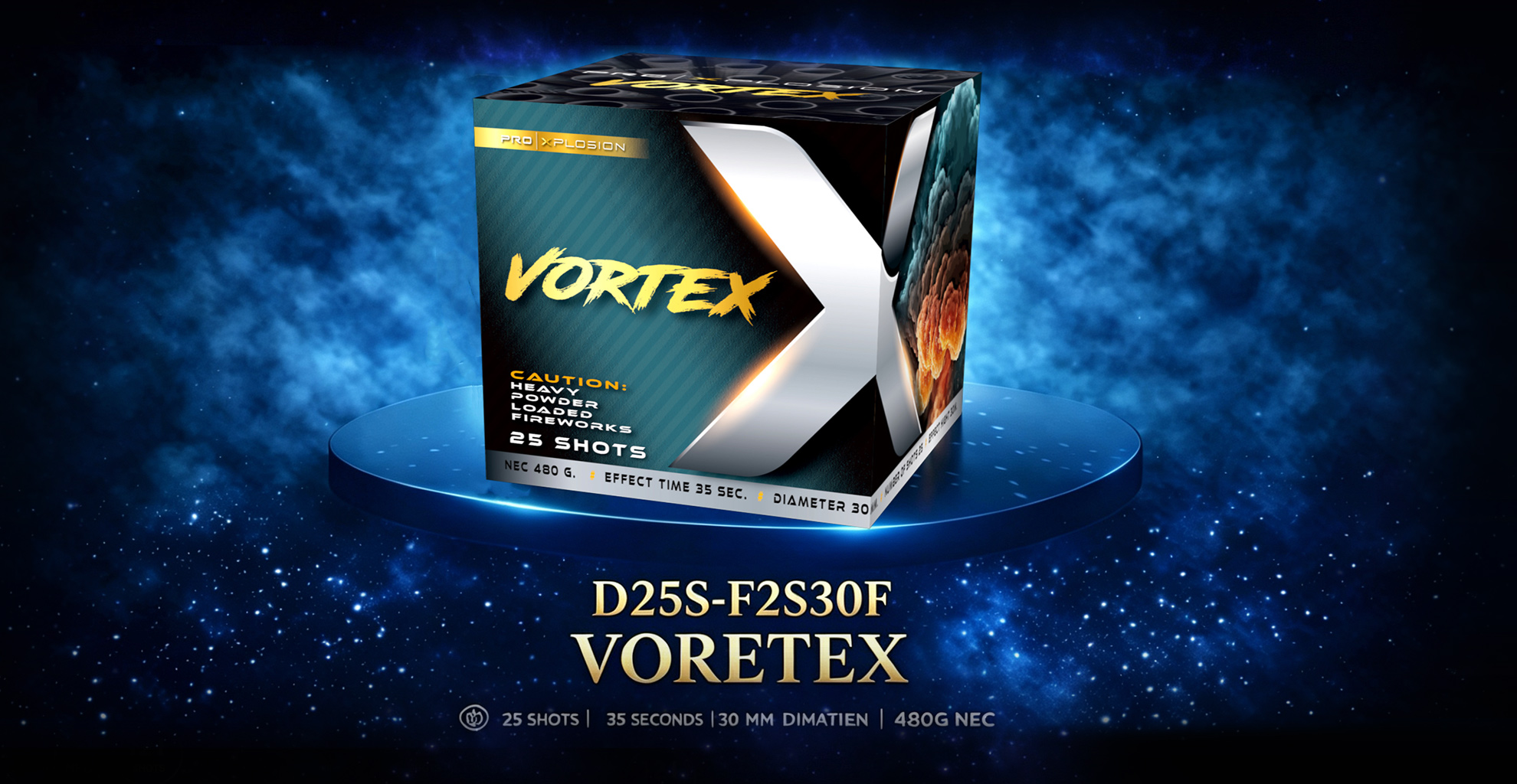 Liuyang Fireworks D25S-F2S30F